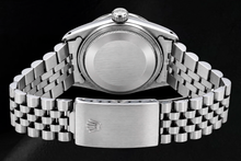 Rolex Datejust 16014 36mm Red Diamond Dial Stainless Steel Watch