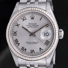 Rolex Datejust 16014 36mm Silver Roman Dial Stainless Steel Watch