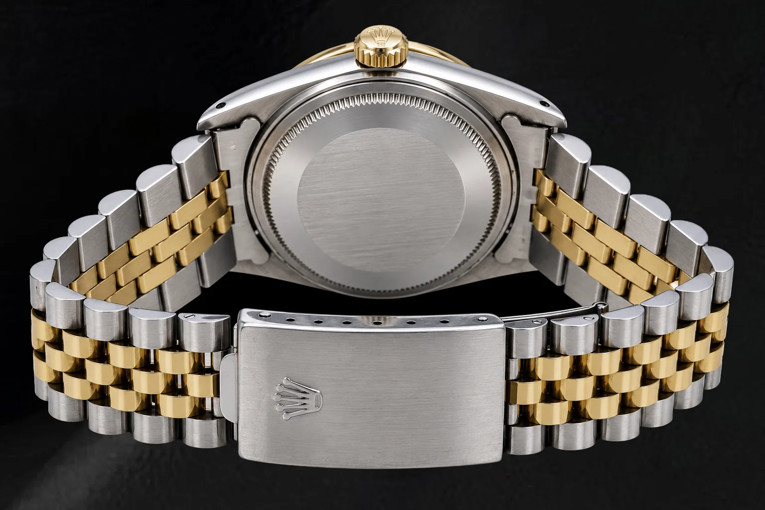 Rolex Datejust 1601 36mm Champagne Roman Diamond Dial Two Tone Watch