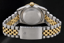 Rolex Datejust 1601 36mm Champagne Roman Diamond Dial Two Tone Watch