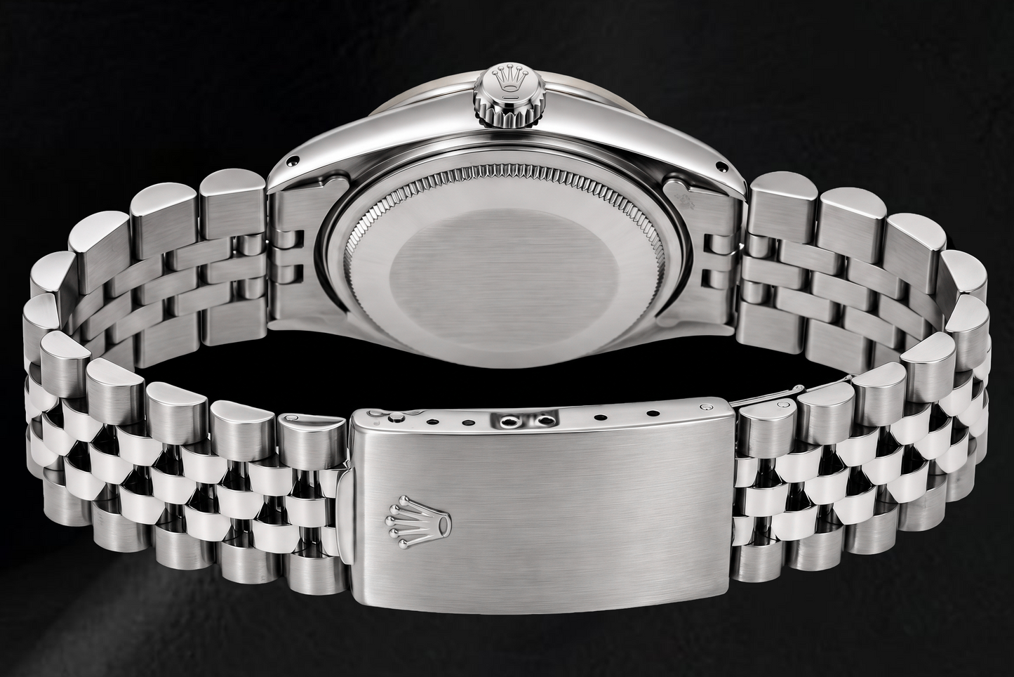 Rolex Datejust 1603 36mm White Roman Dial Stainless Steel Watch