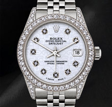 Rolex Datejust 16200 36mm White Diamond Dial Stainless Steel Watch