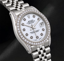 Rolex Datejust 16200 36mm White Diamond Dial Stainless Steel Watch
