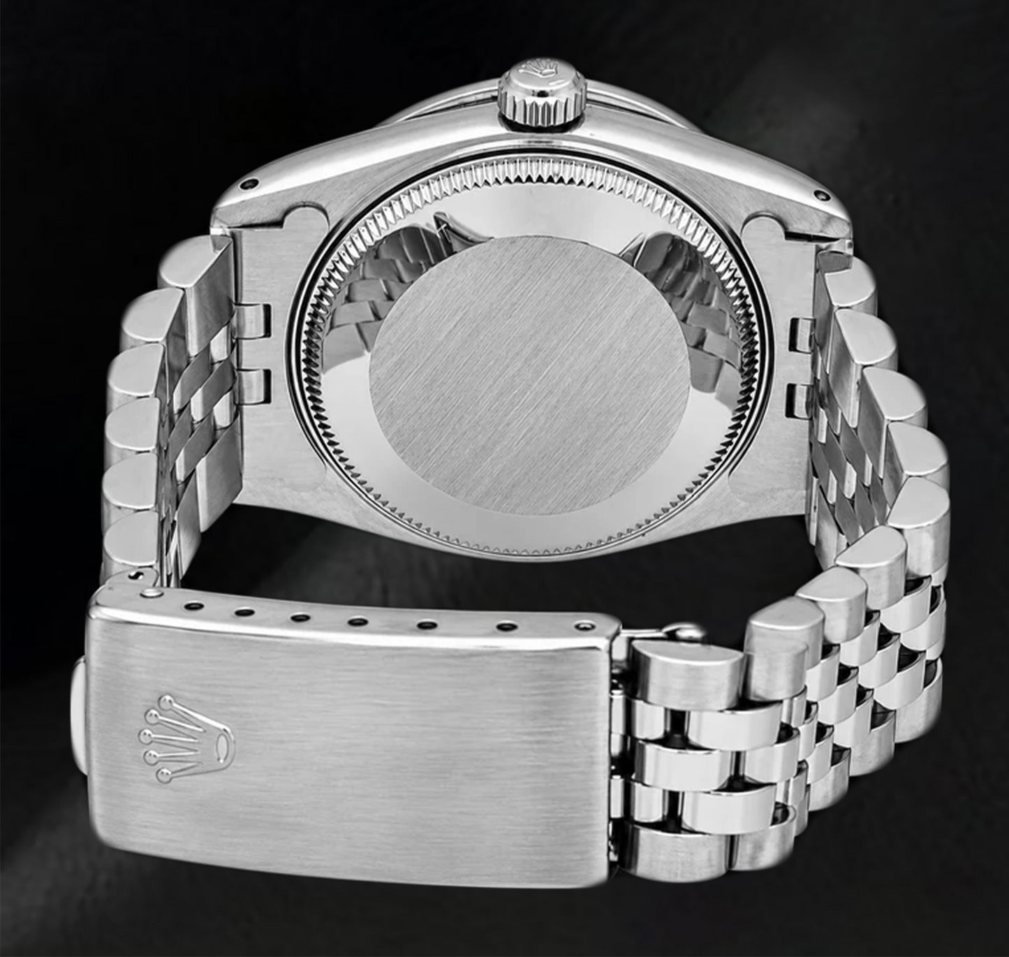 Rolex Datejust 16200 36mm White Diamond Dial Stainless Steel Watch