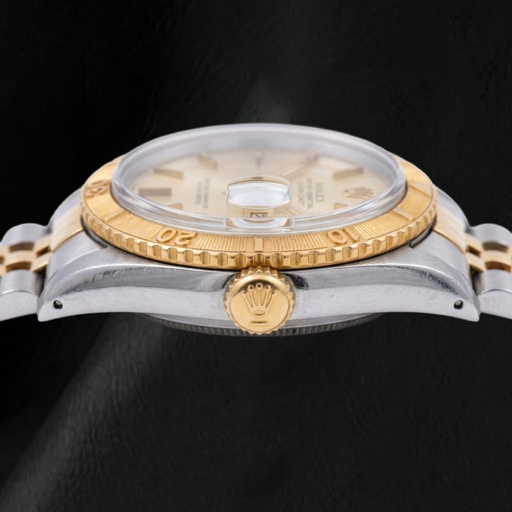 Rolex Datejust 16233 36mm Champagne Stick Dial Two Tone Watch