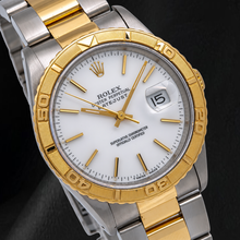 Rolex Datejust 16263 36mm White Stick Dial Two Tone Watch