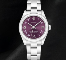 Rolex Datejust 177200 Purple Roman Dial 31mm Stainless Steel Watch