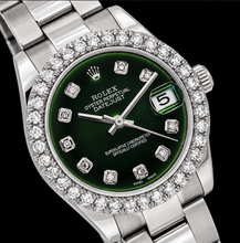 Rolex Datejust 178240 31mm Green Diamond Dial Stainless Steel Watch
