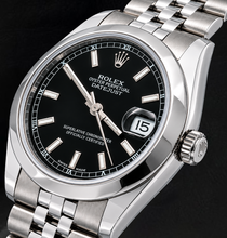 Rolex Datejust 178240 Black luminous Dial 31mm Stainless Steel Watch