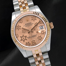 Rolex Datejust 178271 Salmon Floral Dial 31mm Two Tone Watch