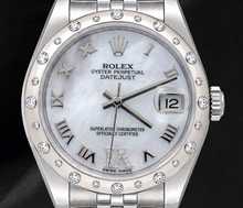 Rolex Datejust 178344 31mm White Mother of Pearl Roman Dial Stainless Steel Jubilee Bracelet Watch