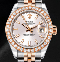 Rolex Datejust 179171 26mm Sundust Stick Dial Two Tone Watch