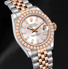 Rolex Datejust 179171 26mm Sundust Stick Dial Two Tone Watch