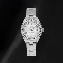 Rolex Datejust 69160 26mm Silver Diamond Dial Stainless Steel Watch