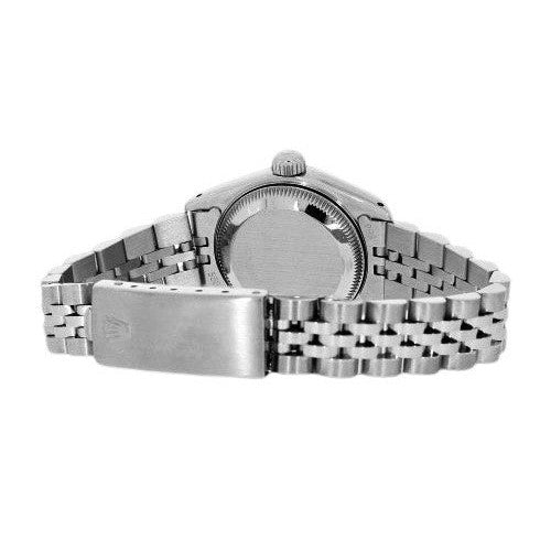 Rolex Datejust 26 mm Gray Diamond Dial Stainless Steel Watch