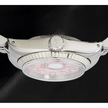 Rolex Datejust 26 mm Pink Mother Of Pearl Diamond Dial Stainless Steel Watch