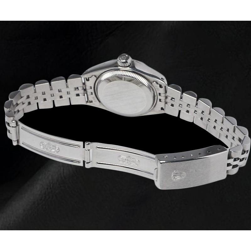 Rolex Datejust 26 mm Pink Mother Of Pearl Diamond Dial Stainless Steel Watch