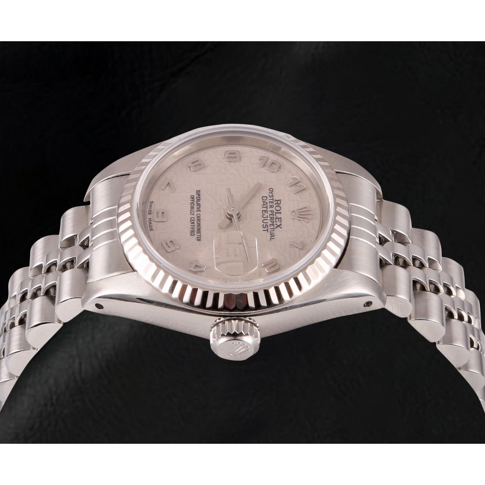 Rolex Datejust 26 mm White Arabic Jubilee Dial Stainless Steel Watch