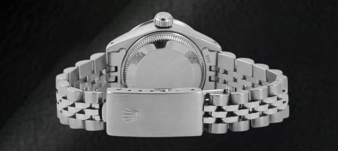 Rolex Datejust 26 mm White Mother Of Pearl Dial Diamond Bezel Stainless Steel Watch