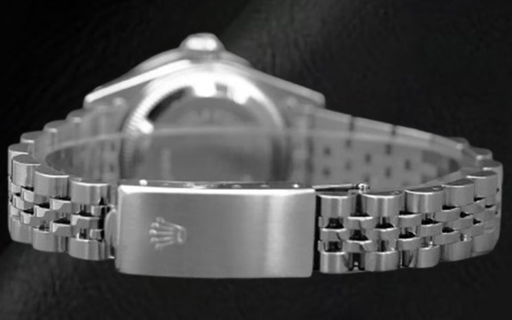 Rolex Datejust 26 mm White Mother Of Pearl Diamond Dial Stainless Steel Watch