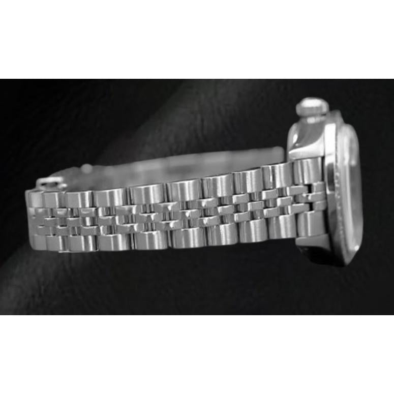 Rolex Datejust 26 mm White Mother Of Pearl Diamond Dial Stainless Steel Watch