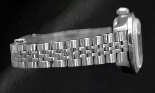 Rolex Datejust 26 mm White Mother Of Pearl Diamond Dial Stainless Steel Watch