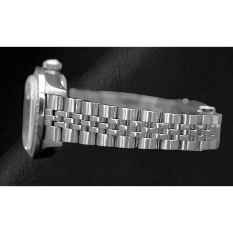 Rolex Datejust 26 mm White Mother Of Pearl Diamond Dial Stainless Steel Watch