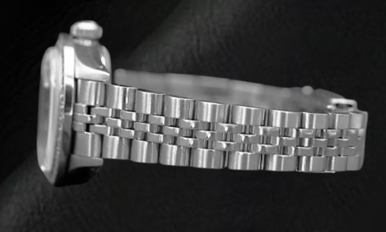 Rolex Datejust 26 mm White Mother Of Pearl Diamond Dial Stainless Steel Watch