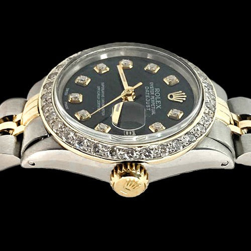 18k Gold & Steel Ladies Watch