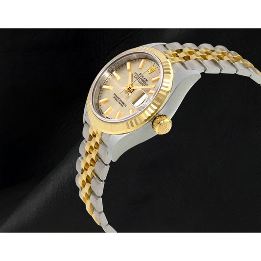 Rolex Datejust 179173 Ladies Two Tone Diamond Dial 26 mm Watch
