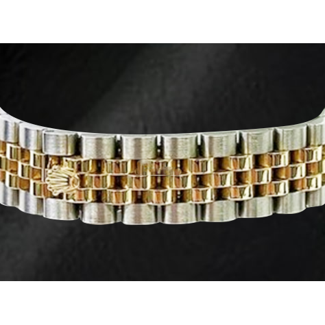 Rolex Datejust 28 mm Champagne Diamond Dial 2010 Model Two Tone Watch