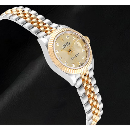 Rolex Datejust 26 mm Stainless Steel and Yellow Gold Diamond Ladies Watch 179173