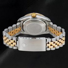 Rolex Datejust 6824 31mm Blue Roman Diamond Dial Two Tone Jubilee Bracelet Watch