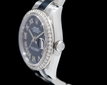 Rolex Datejust 31 Blue Roman Oyster Stainless Steel Ladies Watch