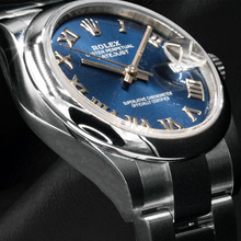 Rolex Datejust 31mm Blue Roman Dial Stainless Steel Women's Watch
