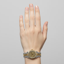 Rolex Datejust 31mm Champagne Stick Two Tone Watch