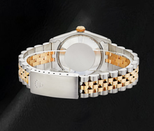 Rolex Datejust 31mm Pink Mother of Pearl Diamond Dial Two Tone Watch