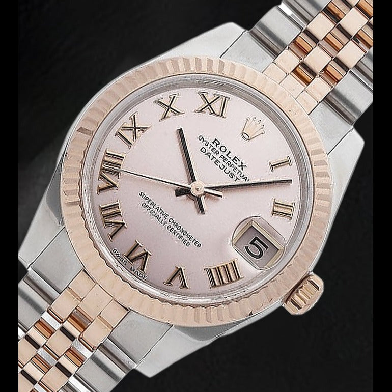 31mm Rose Gold and Steel