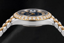 Rolex Datejust 36mm 1601 Blue Roman Diamond Dial Two Tone Jubilee Bracelet