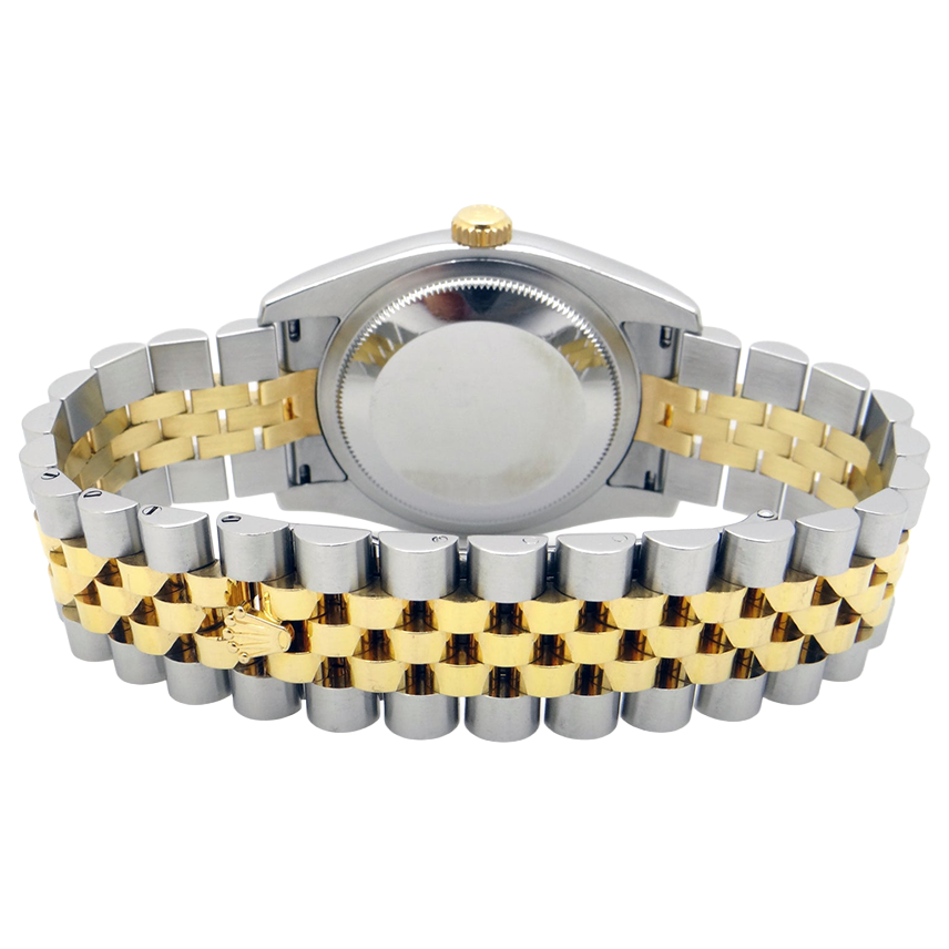 Rolex Datejust 36 Mm Men's Watch Diamond Dial Fluted Bezel QUICK SET