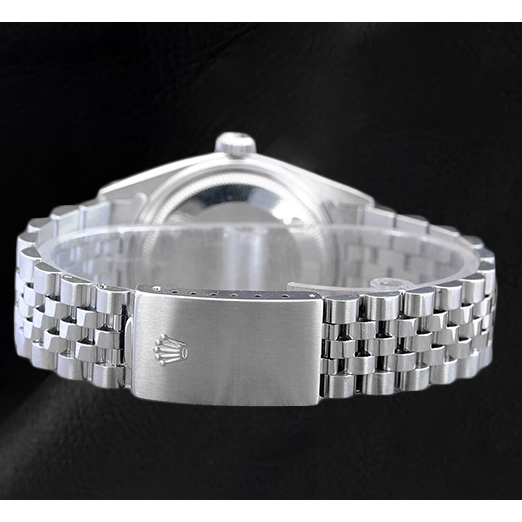 Rolex Datejust 36 mm Green Diamond Dial Stainless Steel Watch