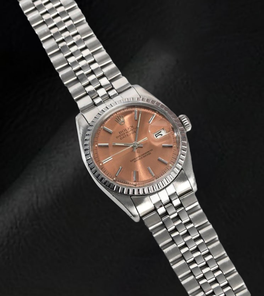 Rolex Datejust 36 mm Salmon Stick Dial Stainless Steel Watch