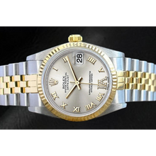 Rolex Datejust 36 mm Silver Roman Dial Two Tone Watch