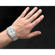 Rolex Datejust 36 mm White Mother Of Pearl Diamond Dial Stainless Steel Watch