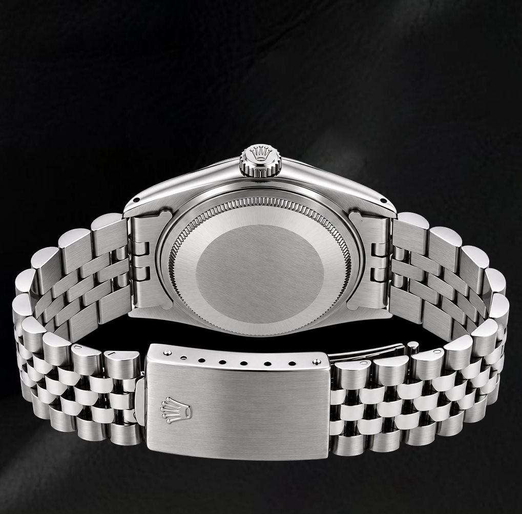 Rolex Datejust 36mm 16200 White Mother of Pearl Diamond Dial Stainless Steel Watch