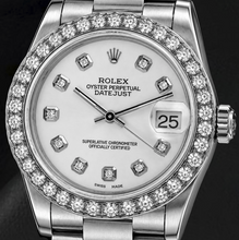 Rolex Datejust 68240 31mm White Diamond Dial Stainless Steel Watch