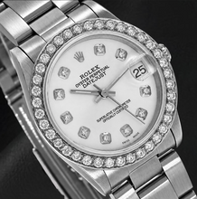Rolex Datejust 68240 31mm White Diamond Dial Stainless Steel Watch