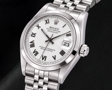 Rolex Datejust 68240 31mm White Roman Dial Stainless Steel Watch