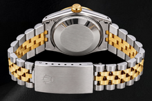 Rolex Datejust 6824 31mm Champagne Stick Dial Two Tone Watch