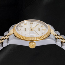 Rolex Datejust 6824 31mm Silver Jubilee Diamond Dial Two Tone Jubilee Bracelet Watch
